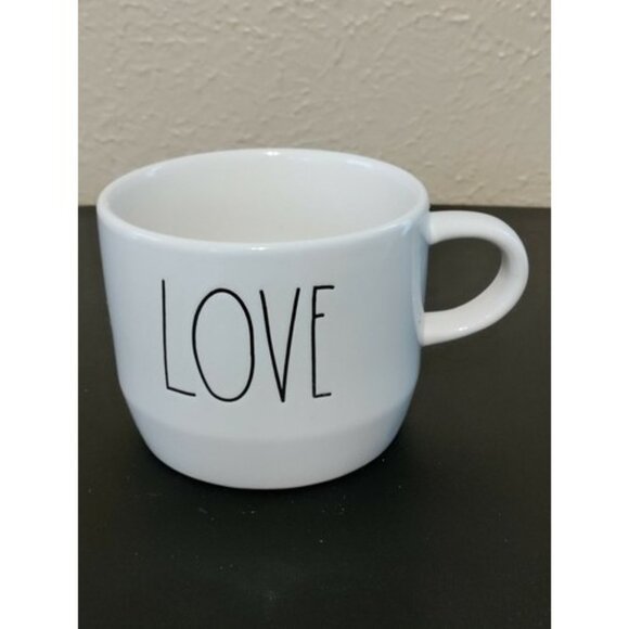 Rae Dunn Coffee Cup Mug LOVE Magenta 20 oz - Picture 2 of 7